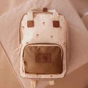 Рюкзак Mrs. Ertha "Strawberries", райские ягоды, большой, водонепроницаемый